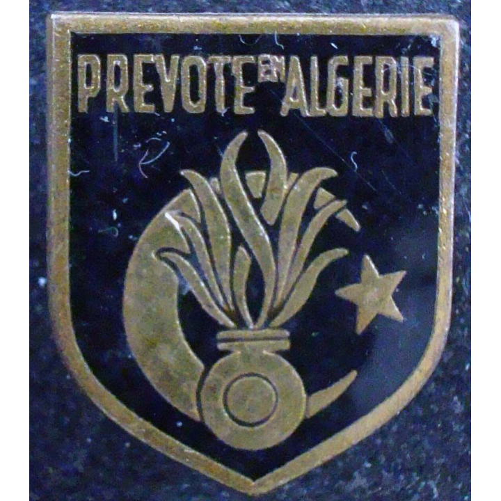 écu de la prévôté en Algérie de fabrication Drago