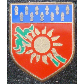 écu de la gendarmerie de la Guadeloupe de fabrication AB GN0056