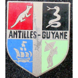écu de la gendarmerie des Antilles Guyane de fabrication A.B