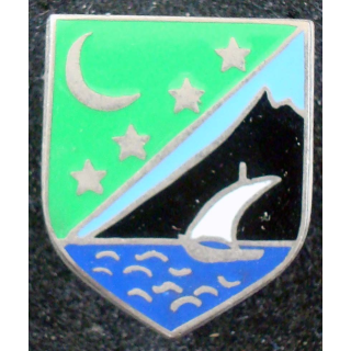 écu de la gendarmerie des Comores de fabrication A.B Paris G. 2213