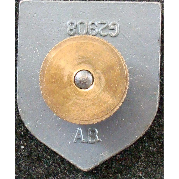 écu de la gendarmerie de Wallis et Futuna de fabrication A.B G. 2908 en émail