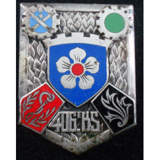 Insigne du 406° bataillon des services A.B Paris G. 1972.