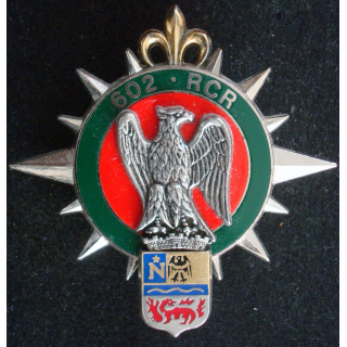 Insigne du 602 RCR régiment de circulation routière Delsart G. 4047