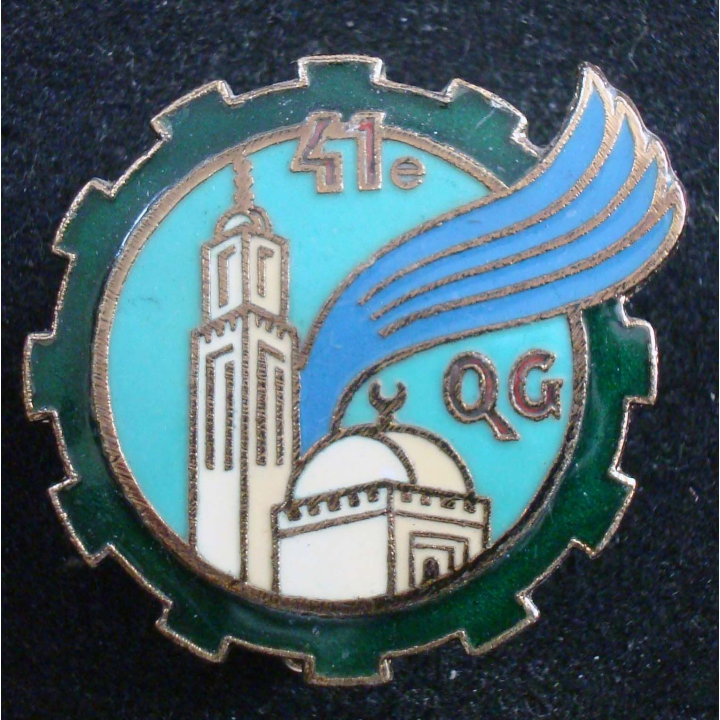 Insigne de la 41° compagnie de quartier général Drago Paris G. 2959