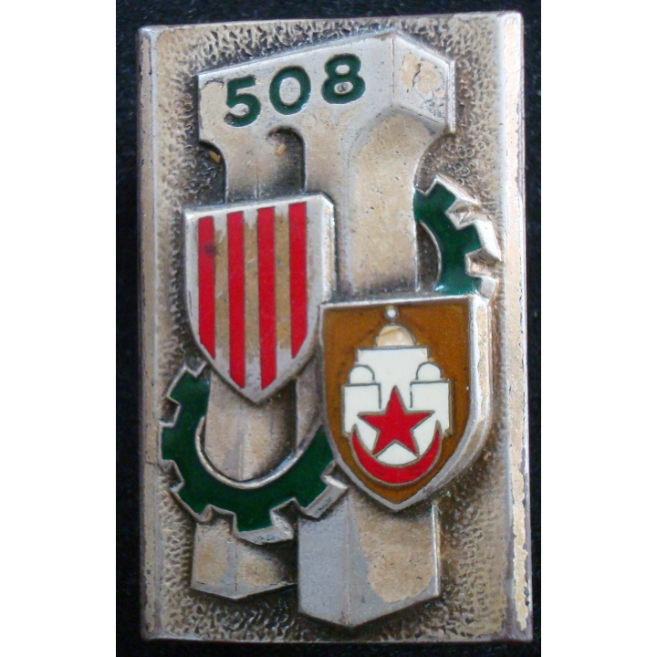 Insigne du 508° régiment du train Drago Paris G. 1996