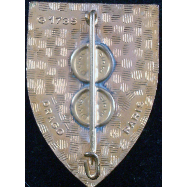 Insigne de la 405° cie de QG fabrication Drago Paris G. 1735.