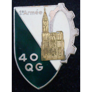 Insigne du 40° escadron de quartier général Drago Paris G. 2241