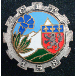 Insigne du 158° centre d'instruction du train Drago Paris G. 1600