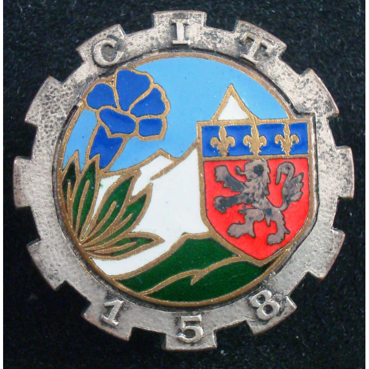 Insigne du 158° centre d'instruction du train Drago Paris G. 1600