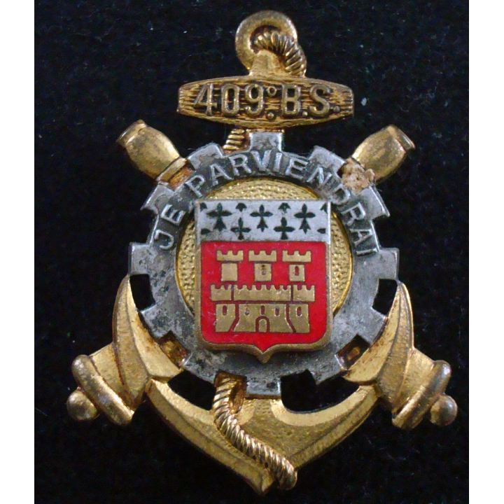 Insigne du 409° bataillon des services Drago Paris G. 2036