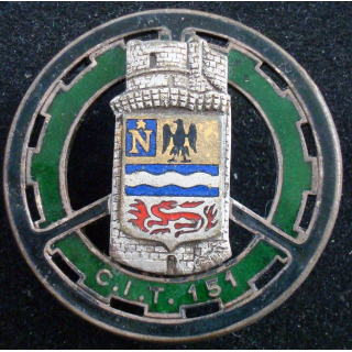 Insigne du 151° centre d'instruction du train Drago Paris G. 2228