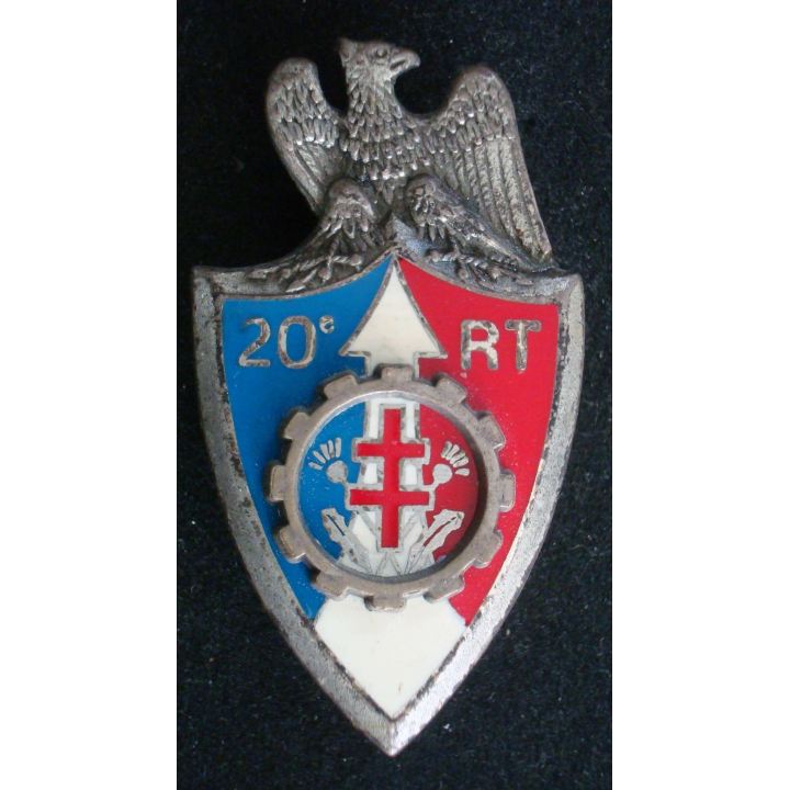 Insigne métallique du 20° régiment du train Drago G. 2959