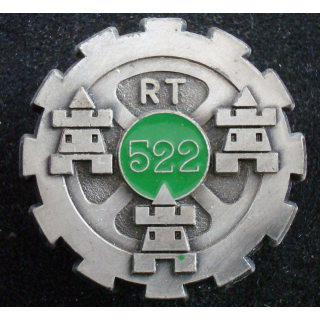 Insigne métallique du 522° régiment du train Delsart G. 2752.