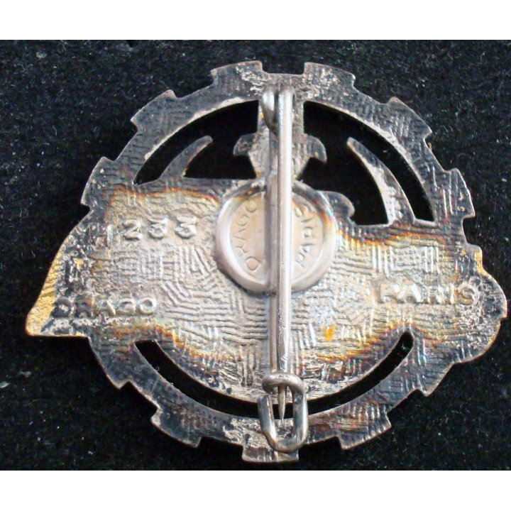 Insigne métallique du 28° escadron du train Drago Paris H. 233