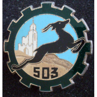 Insigne métallique du 503° régiment du train G. 2635