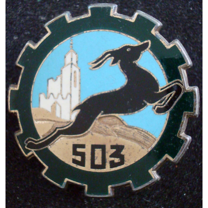 Insigne métallique du 503° régiment du train G. 2635