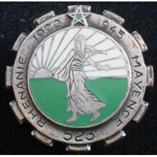 Insigne métallique du 523° régiment du train H. 611