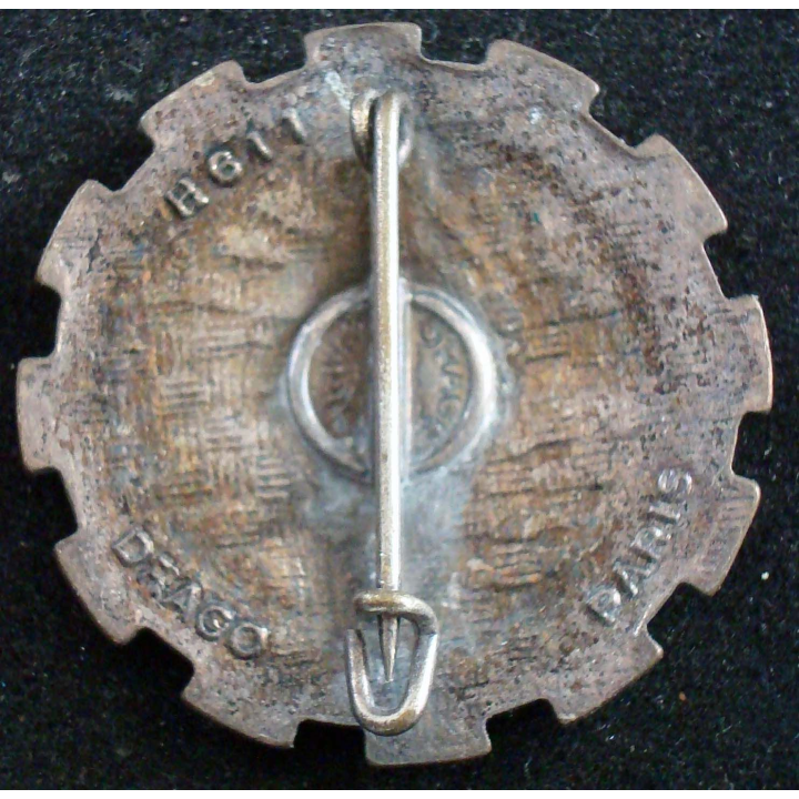 Insigne métallique du 523° régiment du train H. 611