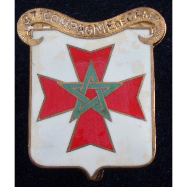 insigne métallique du 37° compagnie de camp Drago Paris G. 2000