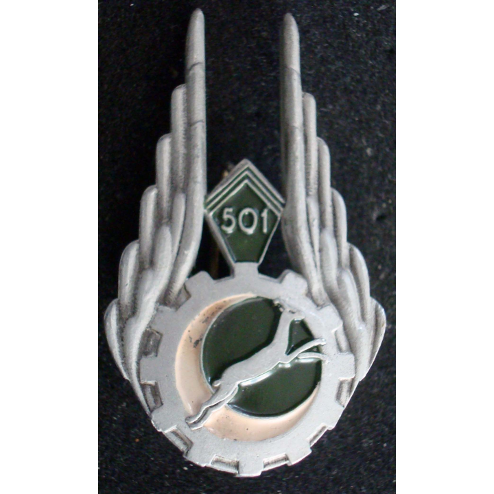 Insigne du 501° groupe de transport fabrication Augis Lyon H. 221