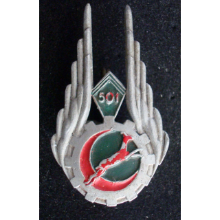 Insigne du 501° groupe de transport fabrication Augis Lyon H. 221