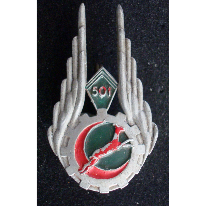Insigne du 501° groupe de transport fabrication Augis Lyon H. 221