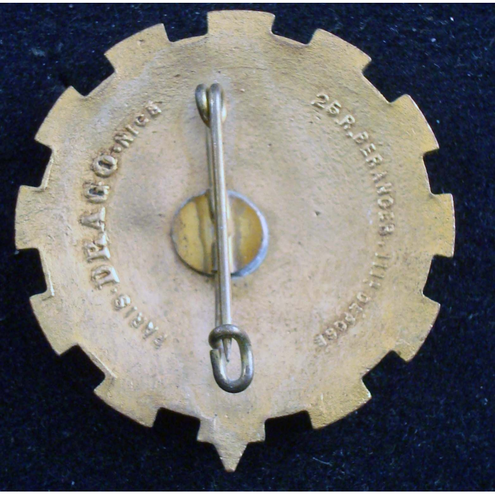Insigne (insigna & crest) 15° cie mixte régionale train Drago Béranger