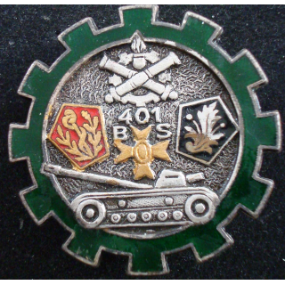 Insigne (insigna & crest) du 401° bataillon des services Drago G. 1863