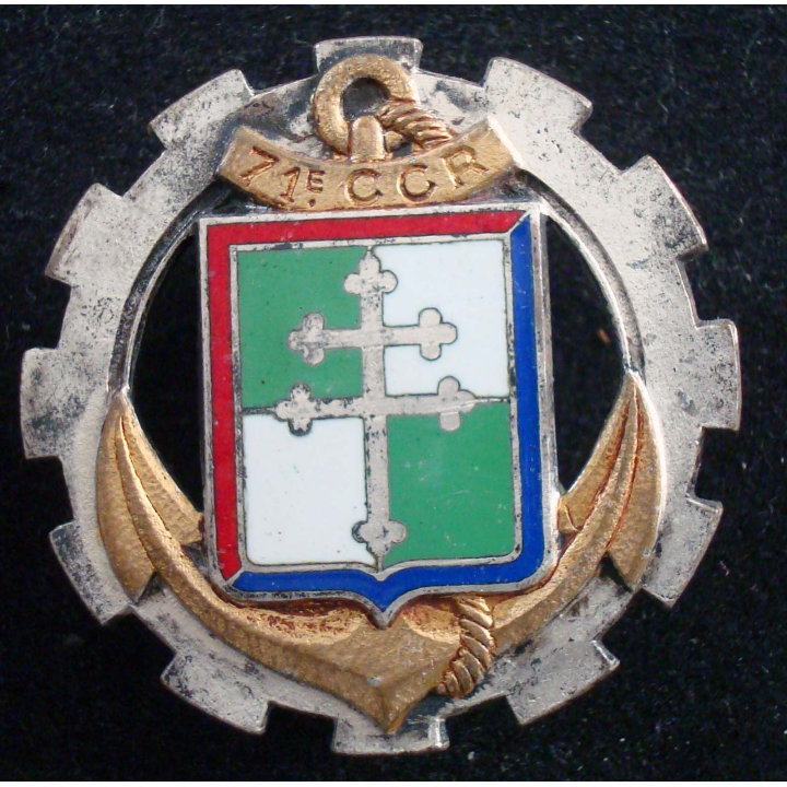Insigne de la 71° cie de circulation routière Drago O.Metra H. 514.