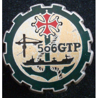 Insigne métallique du 506° groupe de transit portuaire Ballard G. 3318