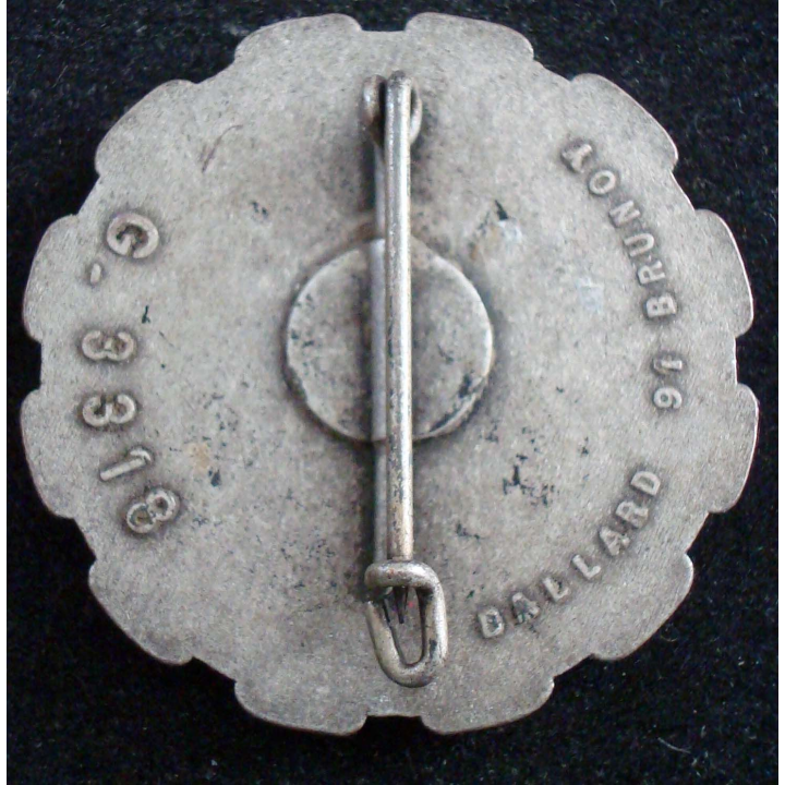 Insigne métallique du 506° groupe de transit portuaire Ballard G. 3318