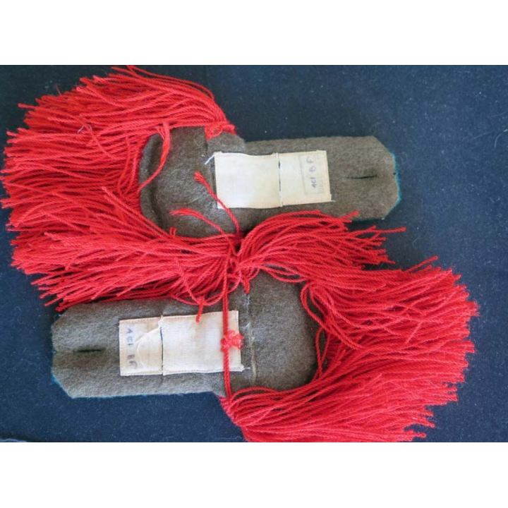 Epaulettes de 1° classe (troupe) de la légion époque Indochine