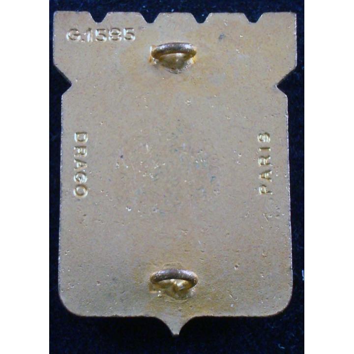 Insigne métallique de la 200° Compagnie de QG Drago Paris G. 1585.