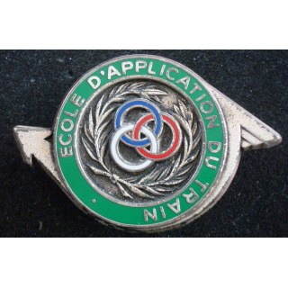 Insigne de l' Ecole d'Application du Train Martineau Saumur H. 344
