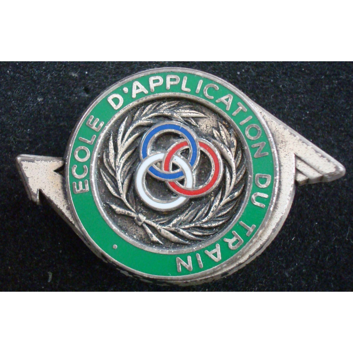 Insigne de l' Ecole d'Application du Train Martineau Saumur H. 344