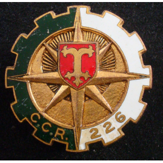 Insigne métalique en émail de la 226° CCR Drago Paris G. 1426