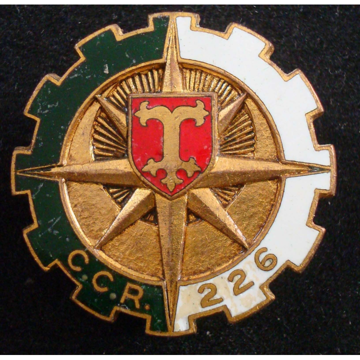 Insigne métalique en émail de la 226° CCR Drago Paris G. 1426