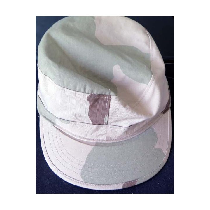 Casquette style US légère été camouflée sable taille 56