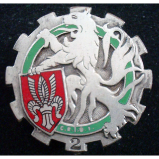 Insigne métallique du CRIOT N°2 Drago Olivier Métra H. 240 en émail