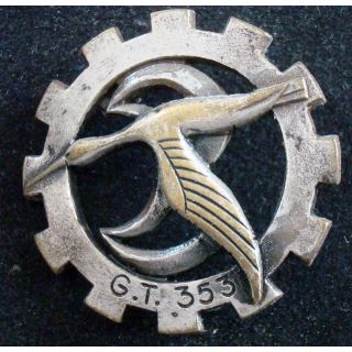 Insigne métallique du 353° groupe de transport Drago Paris H. 589