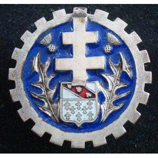 Insigne métallique du 20° escadron régional du train