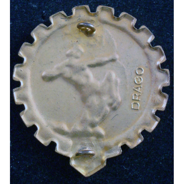 Insigne métallique du 18° escadron du train fabrication Drago peint