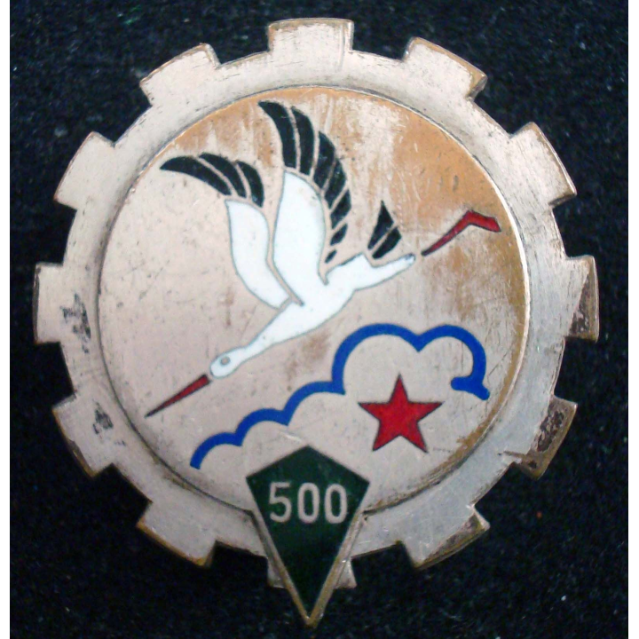 Insigne métallique du 500° groupe de transport Drago Olivier Métra