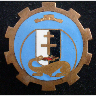 Insigne métallique du 21° escadron régional du train Arthus-Bertrand.