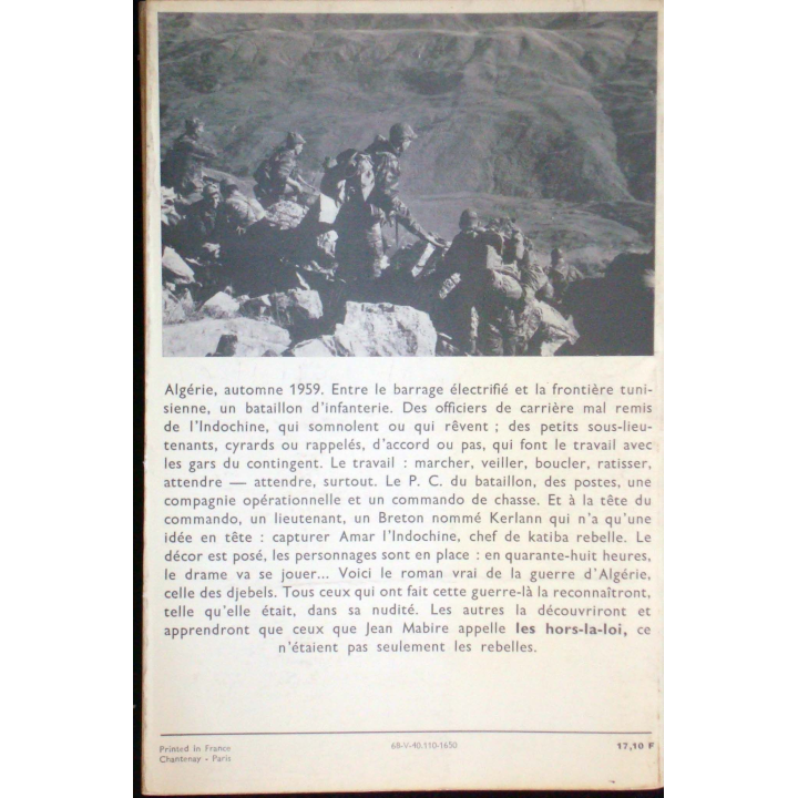 Les hors-la-Loi écrit par Jean Mabire aux éditions Robert Laffont