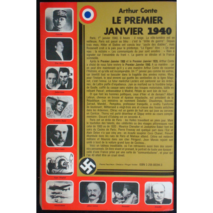 Le premier Janvier écrit par Arthur Conte aux éditions Plon