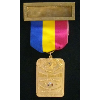 MÉDAILLE COMMÉMORATIVE MAÇONNIQUE 1961 NEW YORK