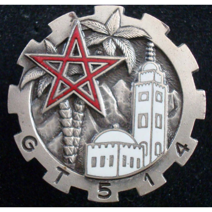 Insigne métallique du 514° groupe de transport Drago G. 1499.