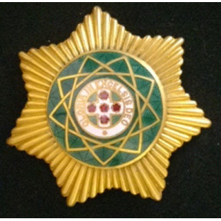 PLAQUE MAÇONNIQUE ROSE CROIX ANGLAISE
