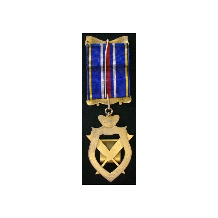 MÉDAILLE MAÇONNIQUE ANGLAISE SECRÉTAIRE RAOB 1938